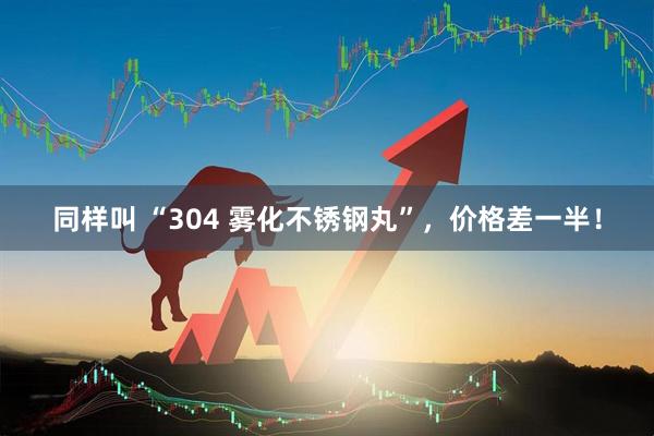 同样叫 “304 雾化不锈钢丸”，价格差一半！